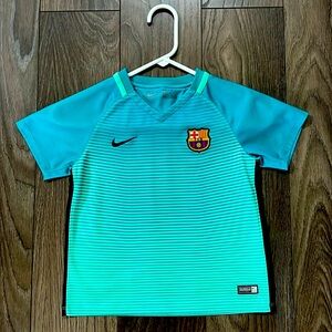 Youth Nike Barca Soccer Jersey size M (fits like XS)